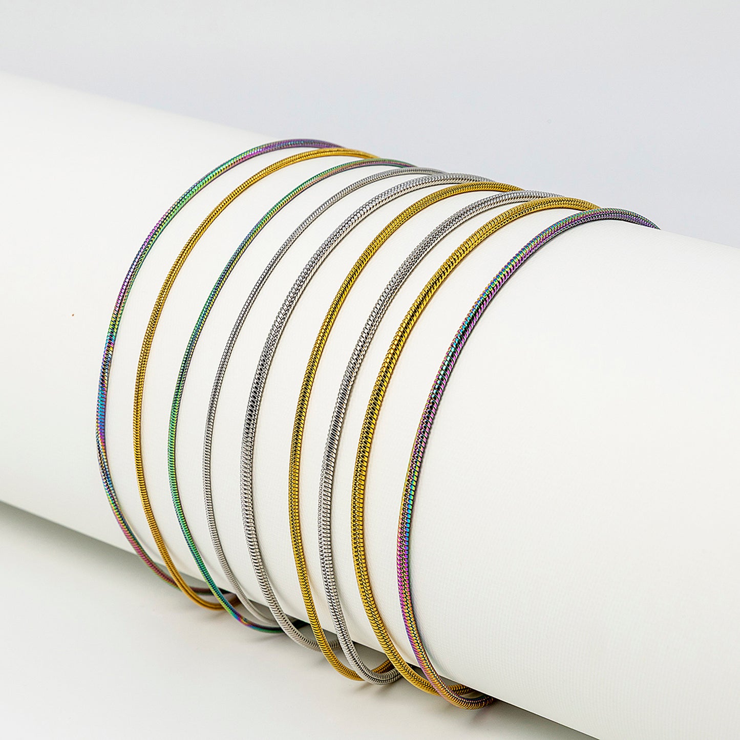 Titan Snake Round Multi-colour Necklace