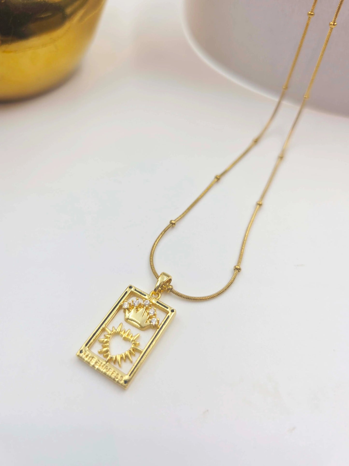 Queenyx - The Empress Crown-Women's Necklace-Emberstone-Emberstone