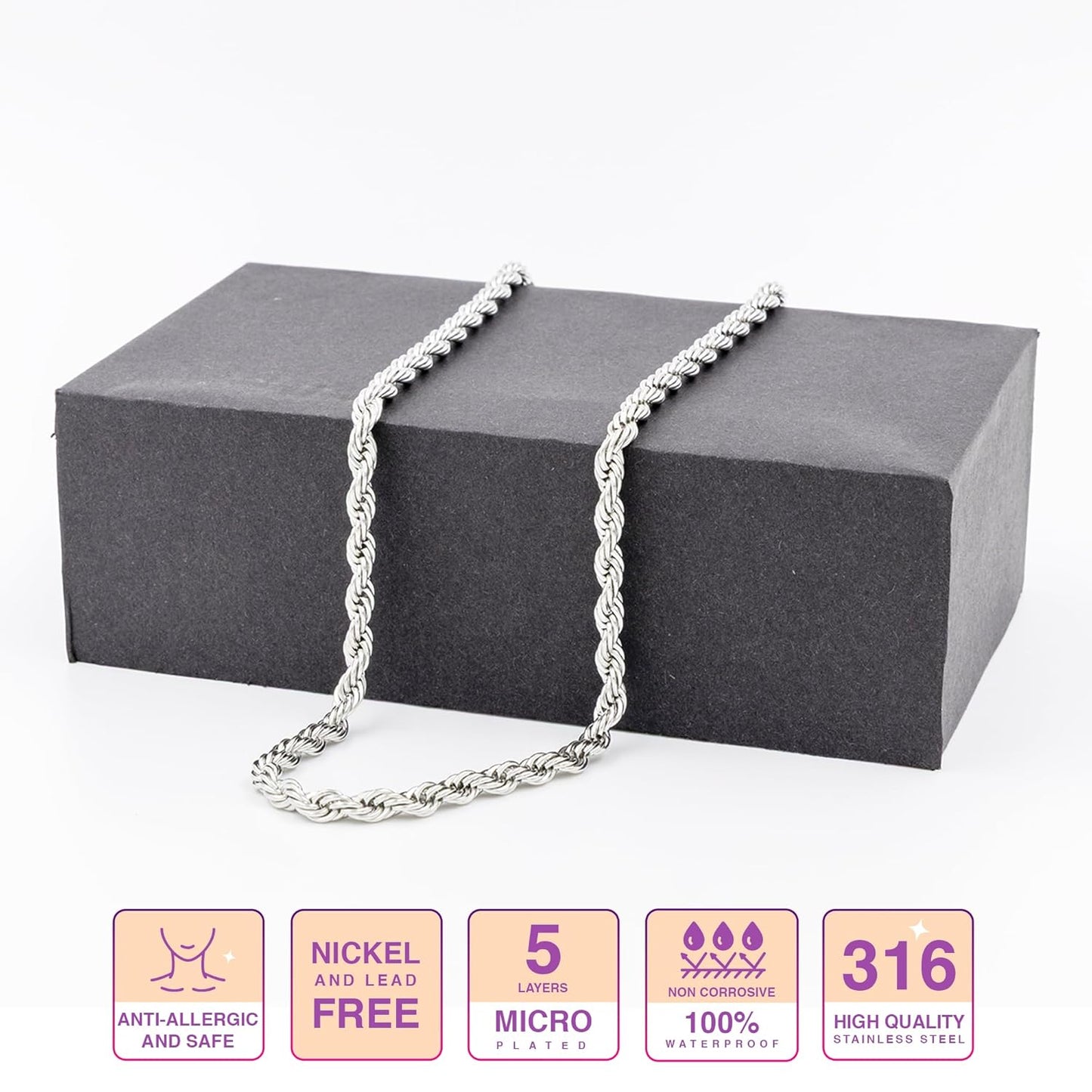 Bastion Rassa Silver Chain