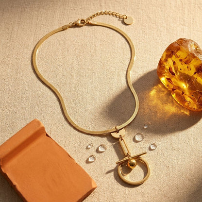 Radiant Loop Necklace