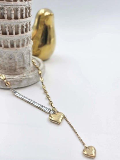 Auris Hearts Dangle - Emberstone