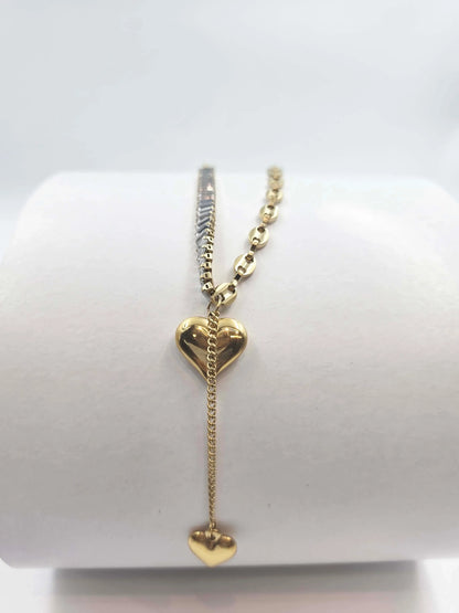 Auris Hearts Dangle - Emberstone