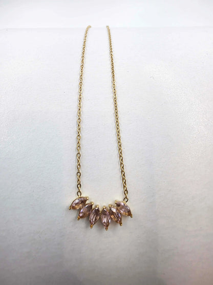 Fernelle Pink-Women's Necklace-Emberstone-Emberstone