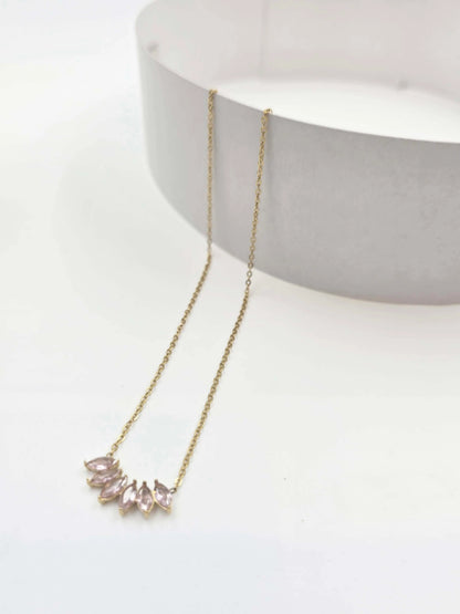 Fernelle Pink-Women's Necklace-Emberstone-Emberstone
