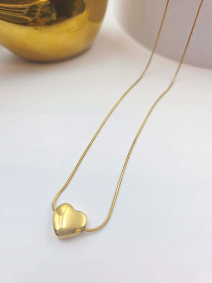 Floren Heart-Women's Necklace-Emberstone-Emberstone