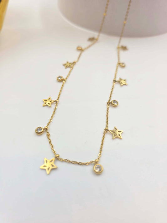 Azra Star and Solitaire Charms