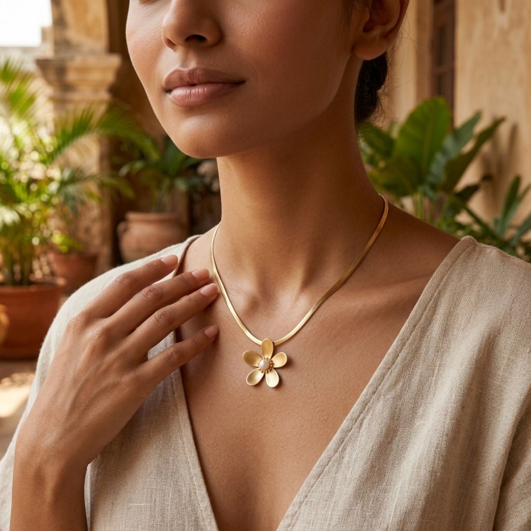 Elmira Gold Necklace