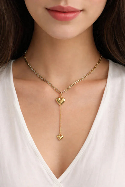 Auris Hearts Dangle - Emberstone