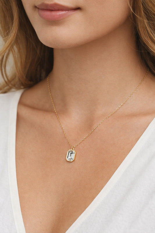 Caelora White Octagon Diamond