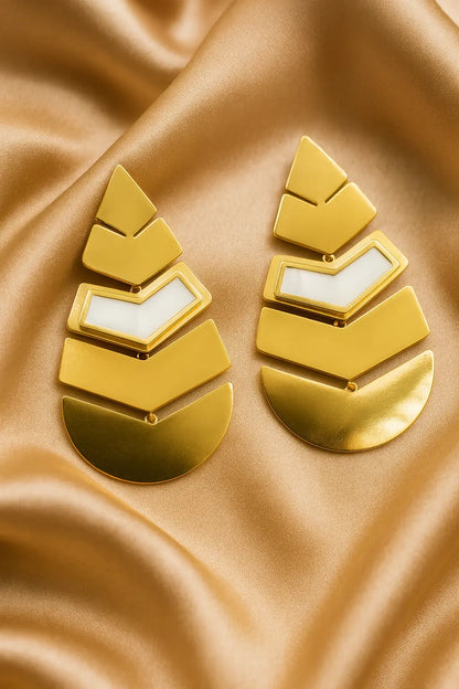 Evara Earrings-Women's Earrings-Emberstone-Emberstone