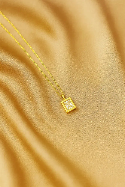 Linora White Emerald Layered-Women's Necklace-Emberstone-Emberstone