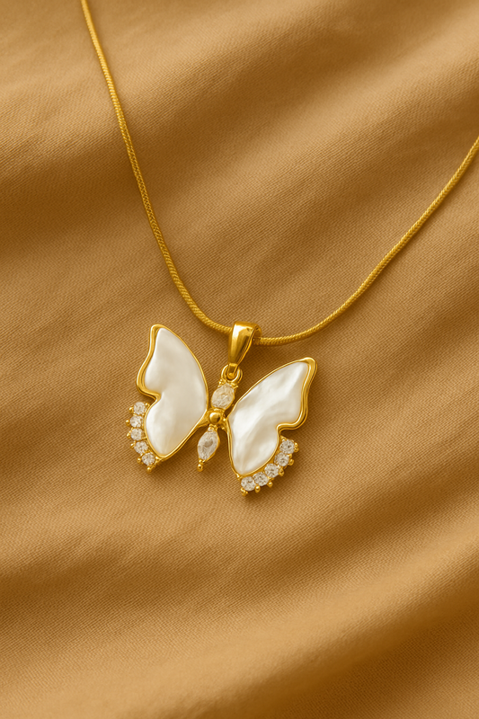 Lyxen White Butterfly
