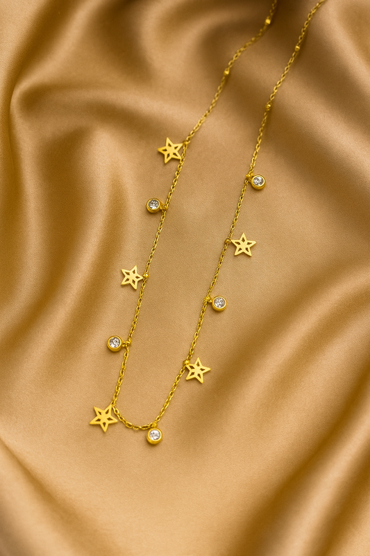Azra Star and Solitaire Charms
