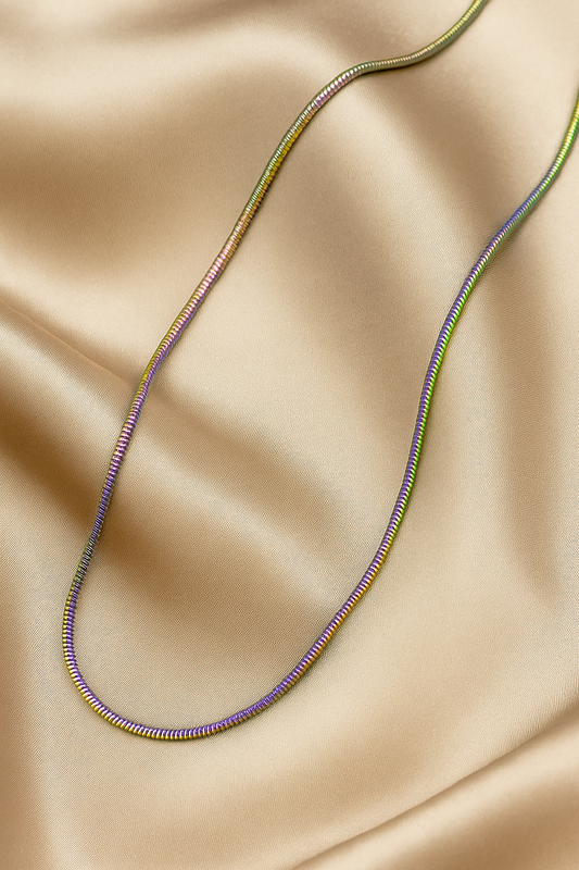 Titan Snake Round Multi-colour Necklace