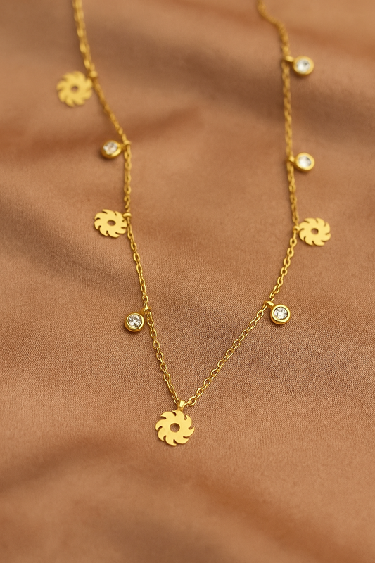 Vetra Sun and Solitaire Charms