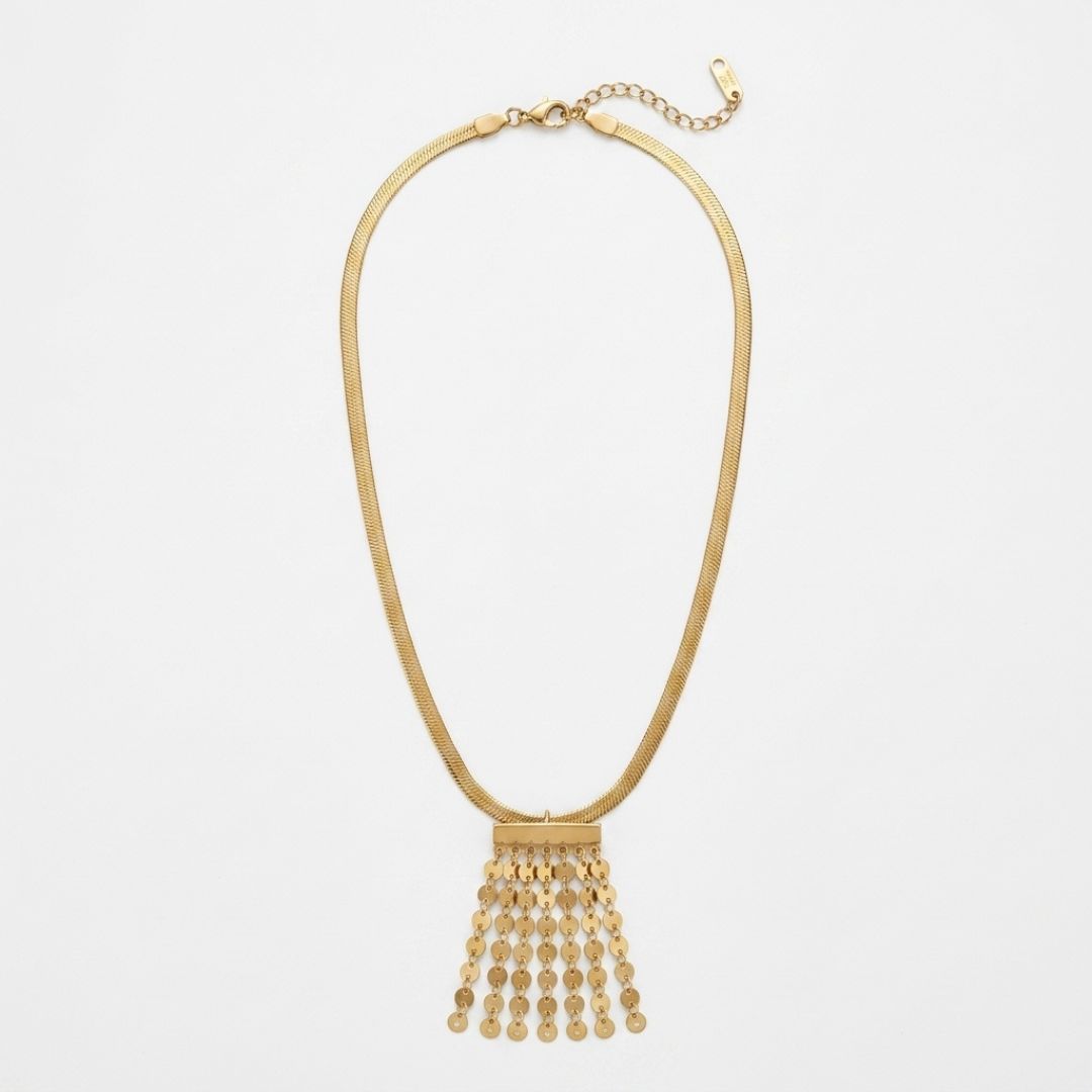 Golden Pulse Necklace