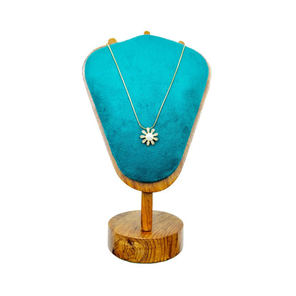 Fern & Pearl Necklace-Women's Necklace-Emberstone-Emberstone