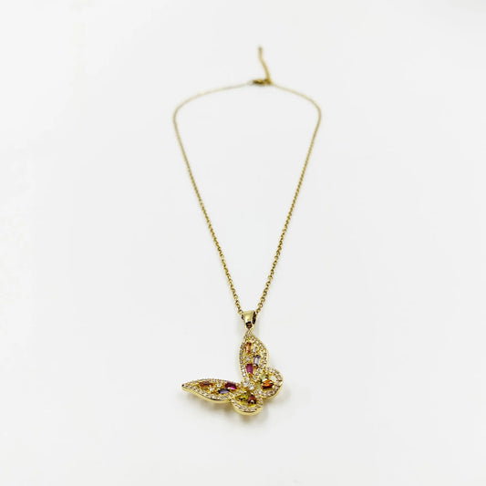 Myra Sage Necklace-Women's Necklace-Emberstone-Emberstone