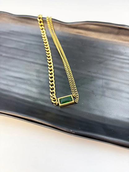Vinelle Emarald-Women's Necklace-Emberstone-Emberstone