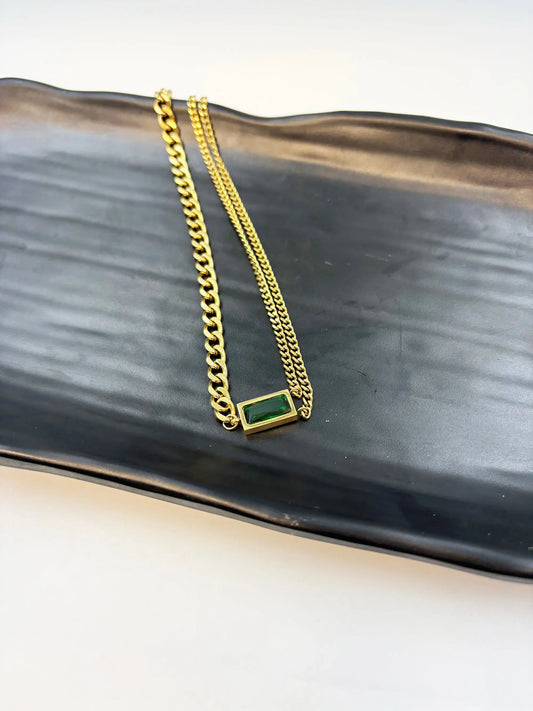 Vinelle Emarald-Women's Necklace-Emberstone-Emberstone