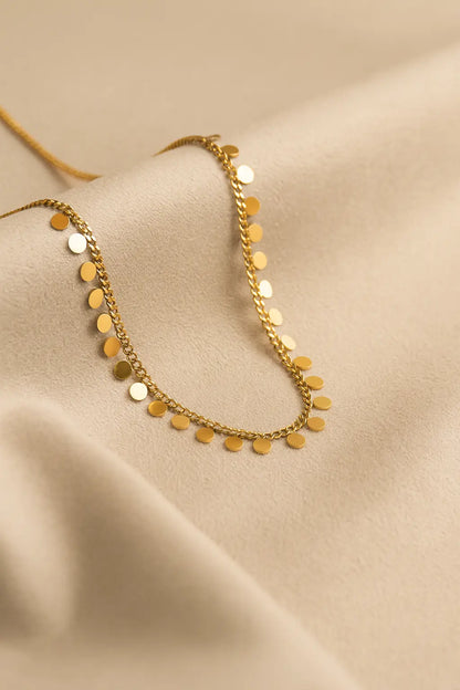 Lustria Disk-Women's Necklace-Emberstone-Emberstone