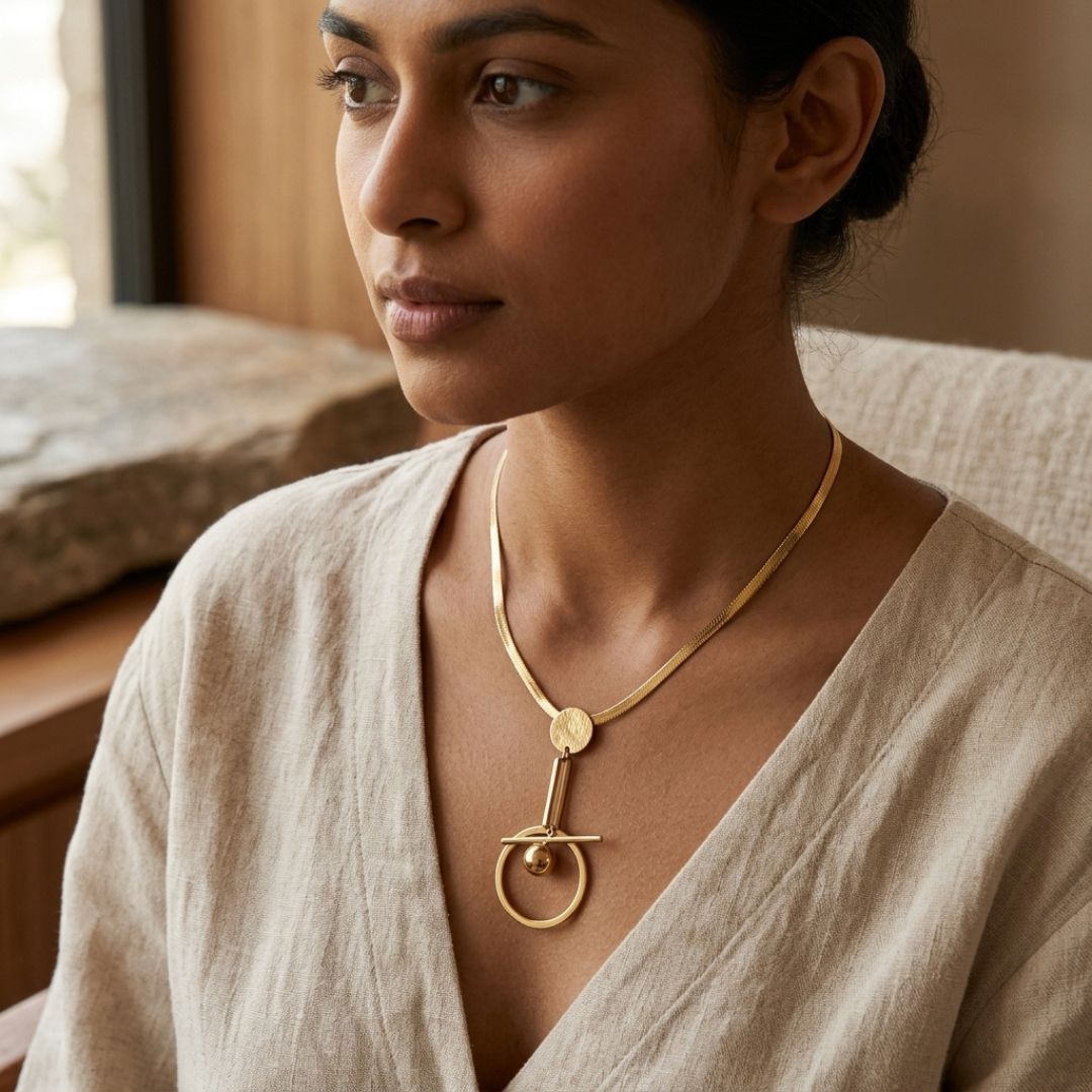 Radiant Loop Necklace