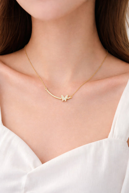 Sereia Zirconia Studded Butterfly