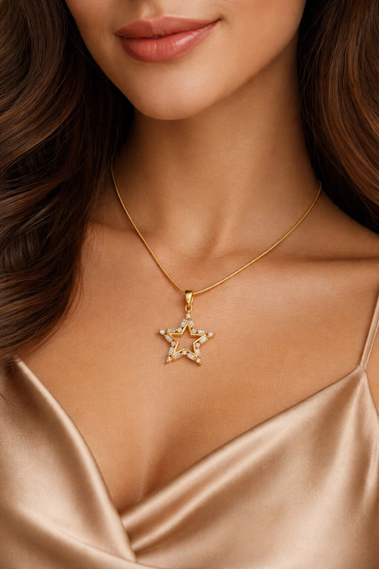 Thistle & Gold Necklace