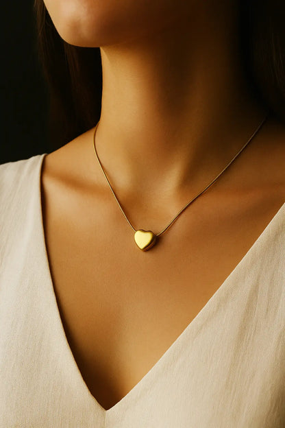 Floren Heart-Women's Necklace-Emberstone-Emberstone