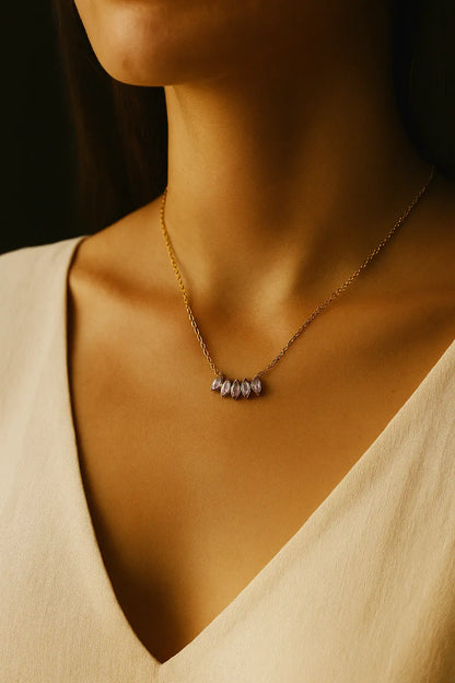 Fernelle Pink-Women's Necklace-Emberstone-Emberstone