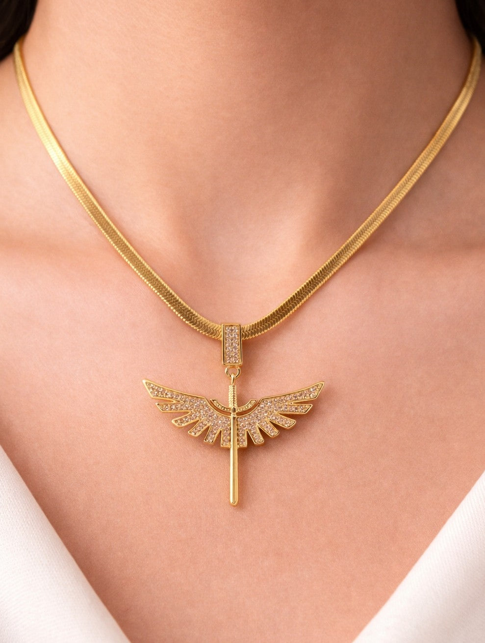 Golden Whisper Chain Necklace